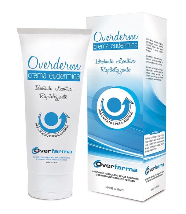 Overderm crema eudermica idratante lenitiva per adulti e bambini 75 ml