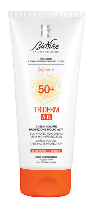 Triderm ad crema solare spf50+ 200 ml