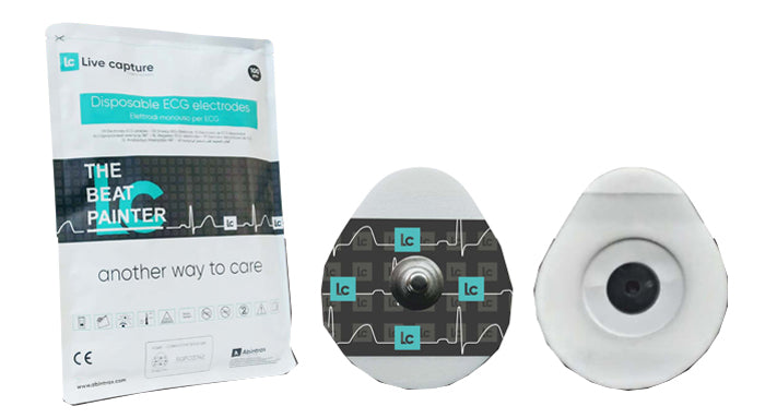 Elettrodo monouso ecg abintrax 100 pezzi