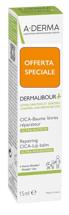 Dermalibour + cica balsamo labbra 15 ml