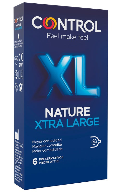 Profilattico control nature 2,0 xl 6 pezzi