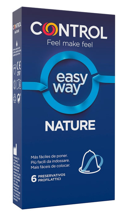 Profilattico control easy way nature 6 pezzi