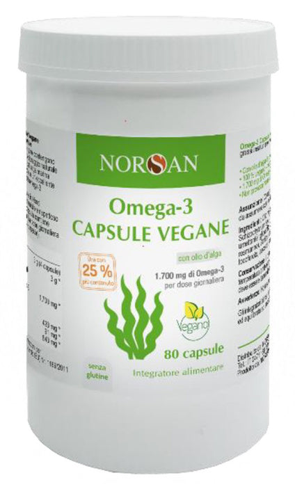 Norsan omega 3 vegano 80 capsule