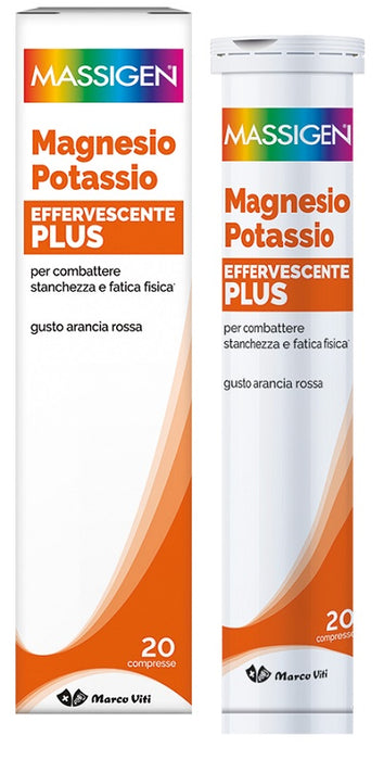 Massigen magnesio potassio plus 20 compresse effervescenti