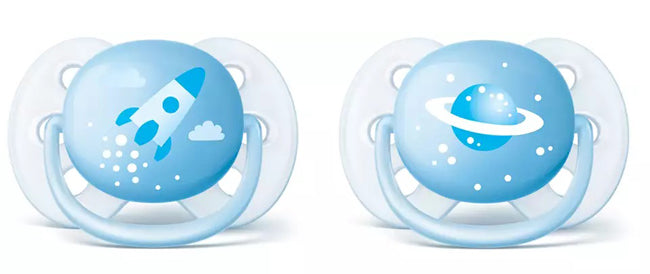 Succhietto ultra soft 0/6m decorato maschio scf 222/20