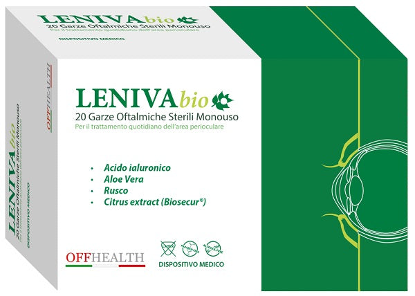 Leniva biosecur garze oftalmiche 20 pezzi