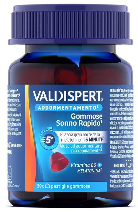 Valdispert gommose sonno rapido 30 pastiglie gommose