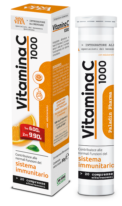 Sanavita vitamina c 20 compresse effervescenti