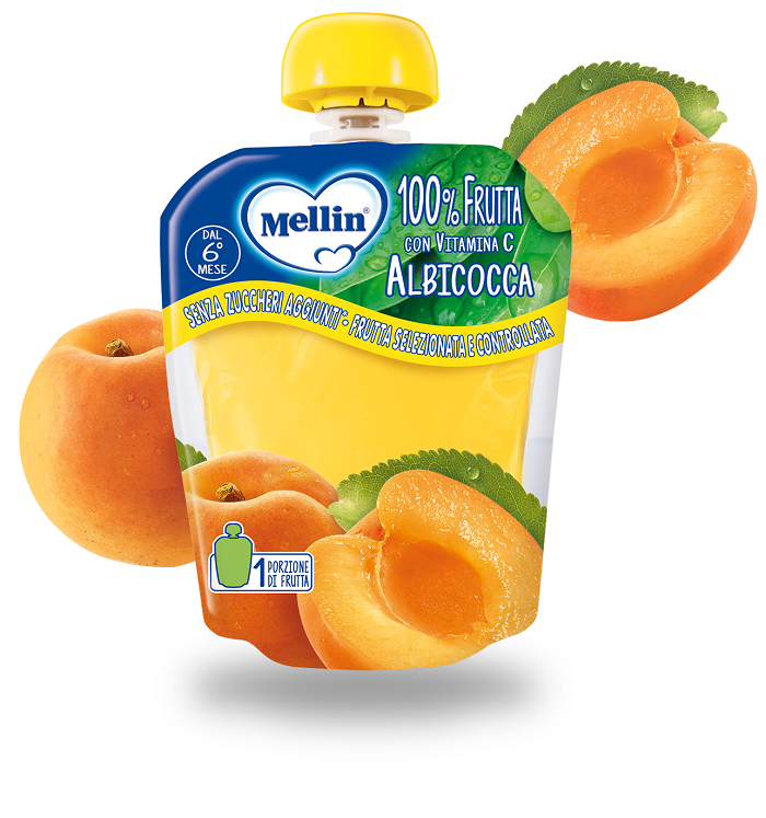 Mellin pouch albicocca 90 g