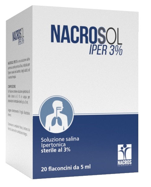 Nacrosol iper 3% 20 flaconcini da 5 ml