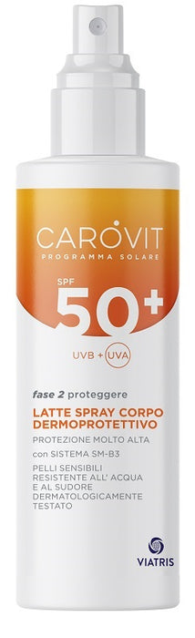Carovit programma solare latte corpo spf50+ 200 ml