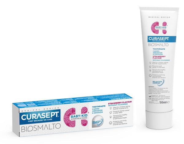 Curasept biosmalto baby kid senza fluoro 50 ml