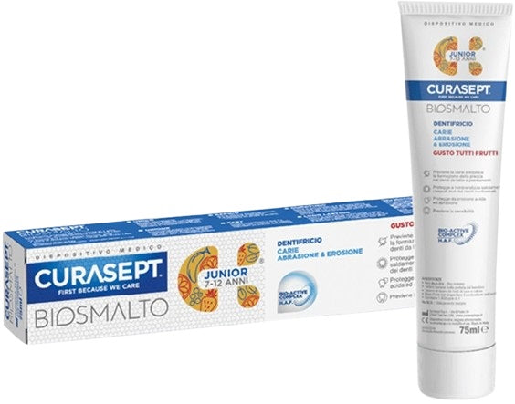 Curasept biosmalto dentifricio junior 75 ml