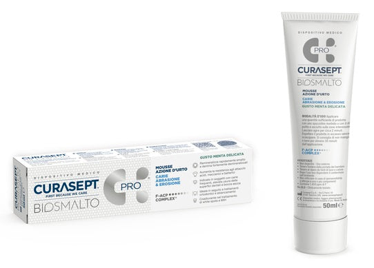 Curasept biosmalto mousse carie menta 50 ml