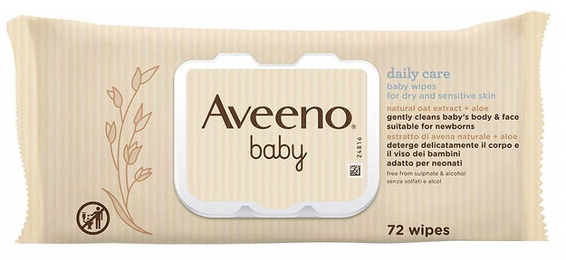 Aveeno baby salviettine 72pz