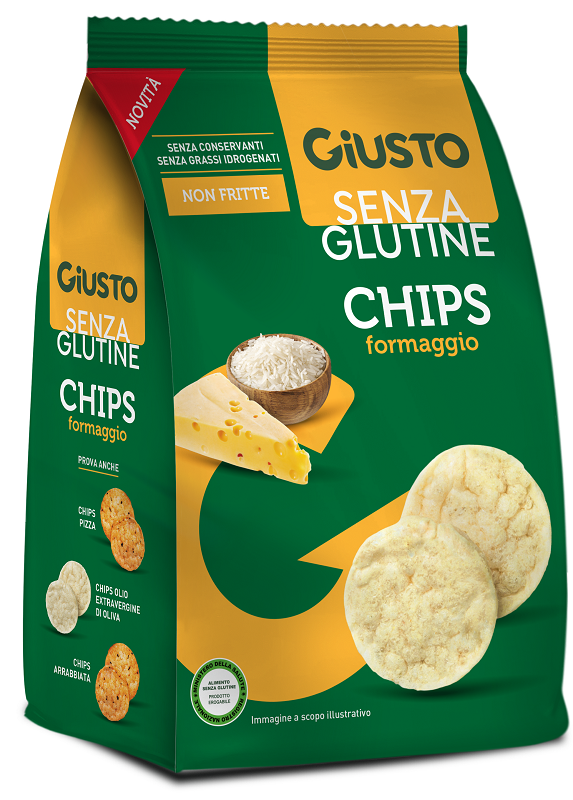 Giusto senza glutine chips formaggio 40 g