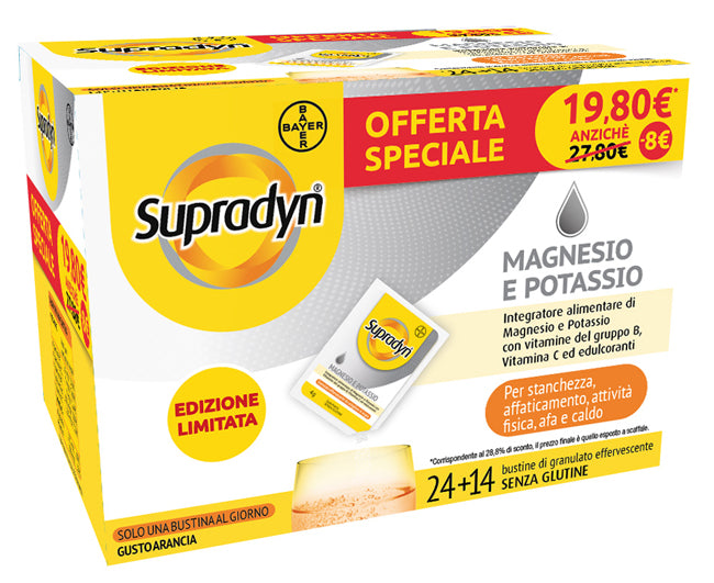 Supradyn magnesio potassio limited edition 14 + 24 bustine