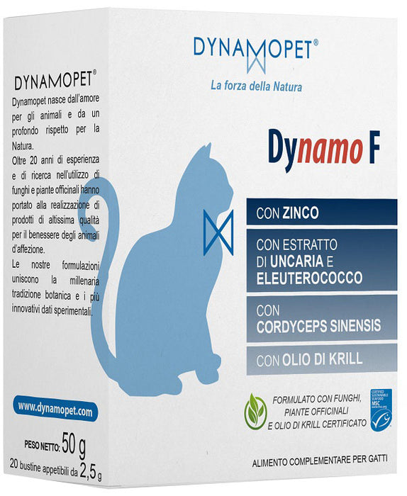 Dynamo f gatti 20 bustine appetibili da 2,5 g