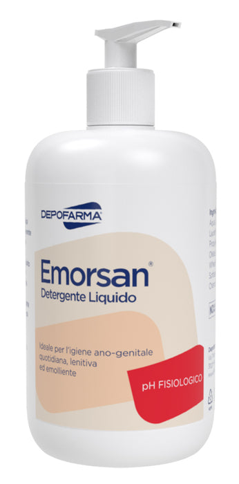 Emorsan detergente liquido igiene ano-genitale ph fisiologico 500 ml