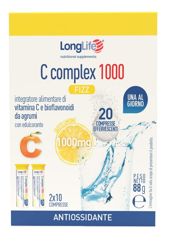 Longlife c complex 1000 fizz 20 compresse effervescenti