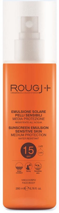 Rougj solare spf15 pelli sensibili 200 ml