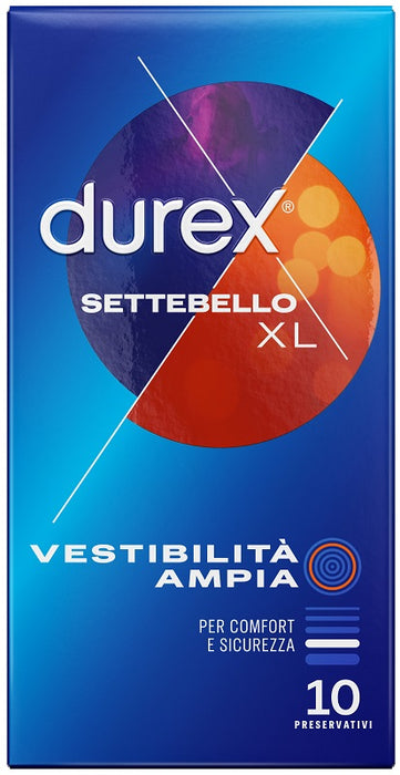 Profilattico durex settebello extralarge 10 pezzi