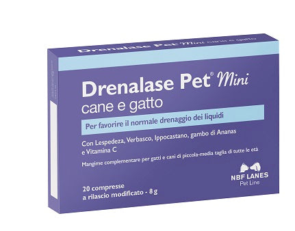 Drenalase pet mini cane gatto 20 compresse