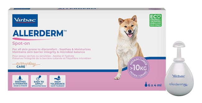Allerderm spot on cani superiori a 10 kg 6 pipette 4 ml