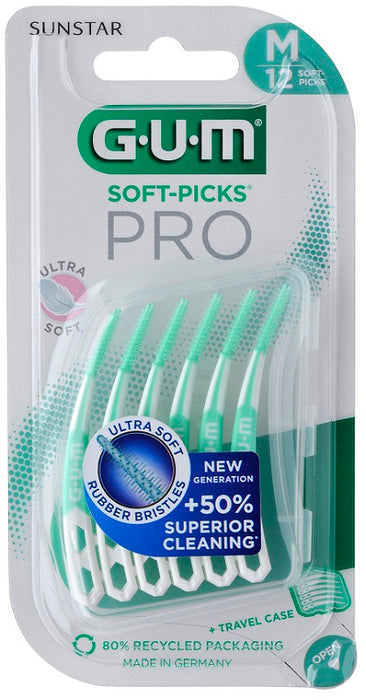 Gum soft pick pro medium 12 pezzi