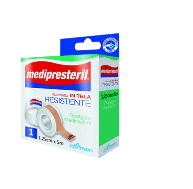 Cerotto in rocchetto medipresteril in tela resistente m5x1,25cm