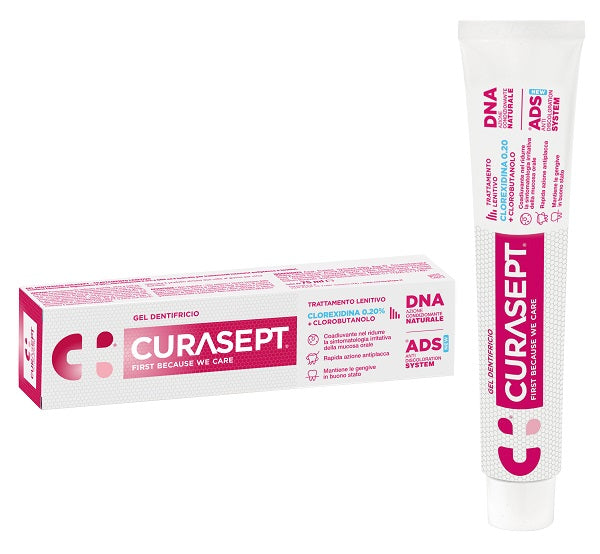 Curasept gel dentifricio ads dna trattamento lenitivo 75 ml