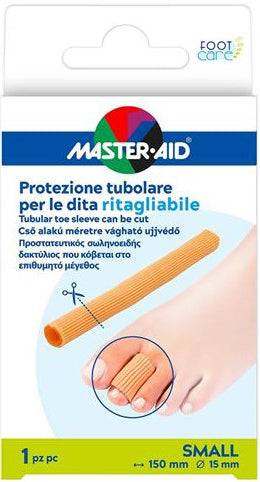 Protezione tubolare master-aid footcare ritagliabile 15 cm 15 mm small c6