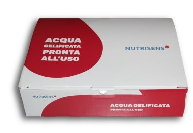 Acqua gel pack acqua gelificata/edulcorata pesca 12 pezzi da 125 ml
