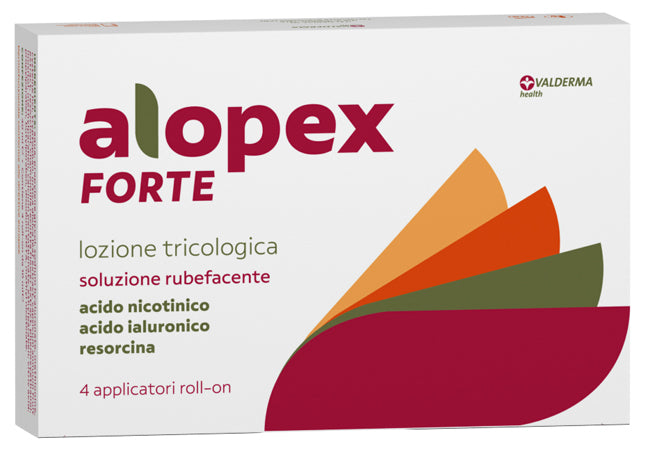 Alopex forte lozione rubefacente 4 roll on 40 ml