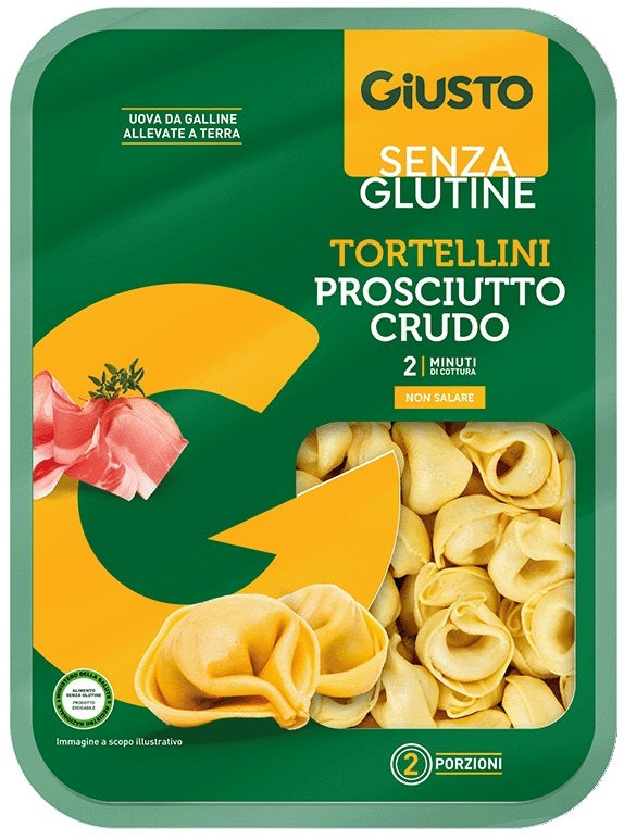 Giusto senza glutine tortellini prosciutto crudo 250 g