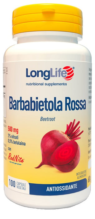 Longlife barbabietola rossa 500 mg 100 capsule vegetali