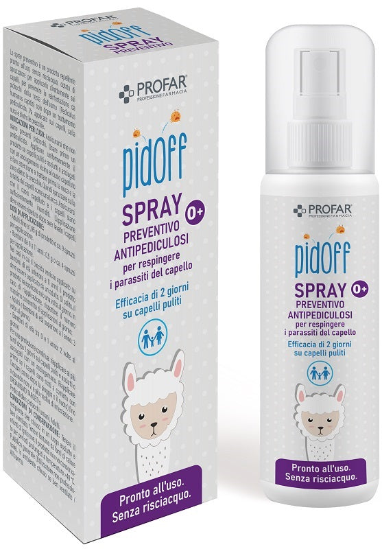 Profar pidoff spray preventivo antipediculosi 100 ml