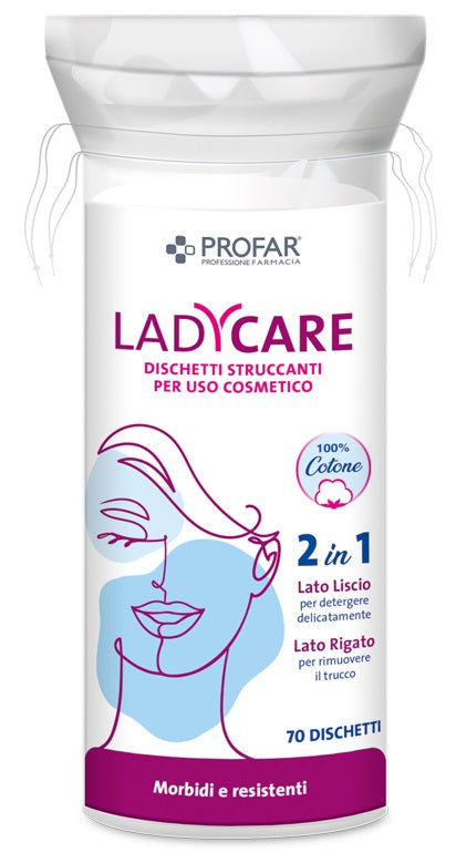 Profar ladycare dischetti struccanti 70 pezzi