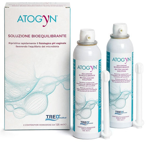 Atogyn dispositivo igiene vaginale e ripristino ph fisiologico bag on valve 2 pezzi da 125ml