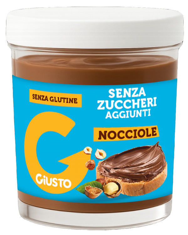 Giusto senza zucchero crema gianduia nocciole 200 g