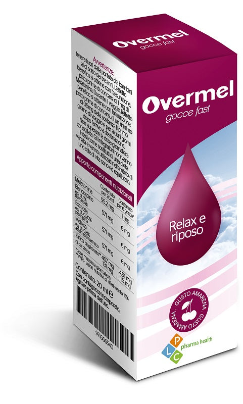 Overmel gocce fast 20 ml gusto amarena