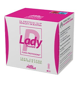 Lady presteril proteggi slip ripiegati biodegradabili 24 pezzi