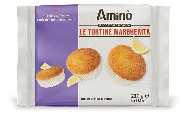 Amino' le tortine margherita 4 pezzi x 52,5g