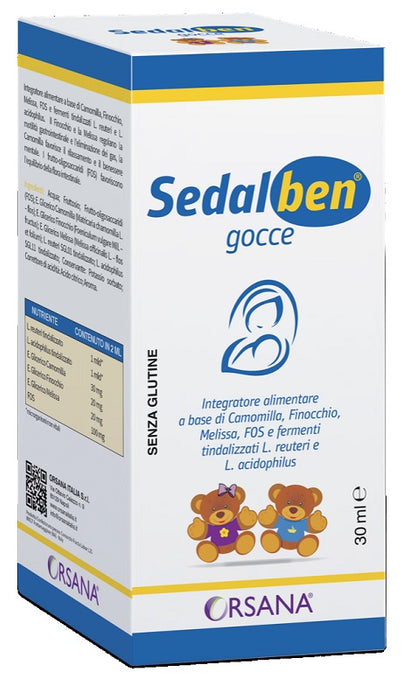 Sedalben gocce 30 ml gusto frutti di bosco