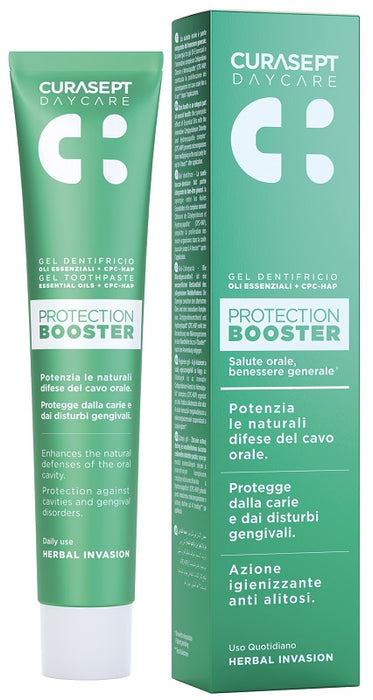 Curasept daycare dentifricio protection booster herbal invasion 75 ml