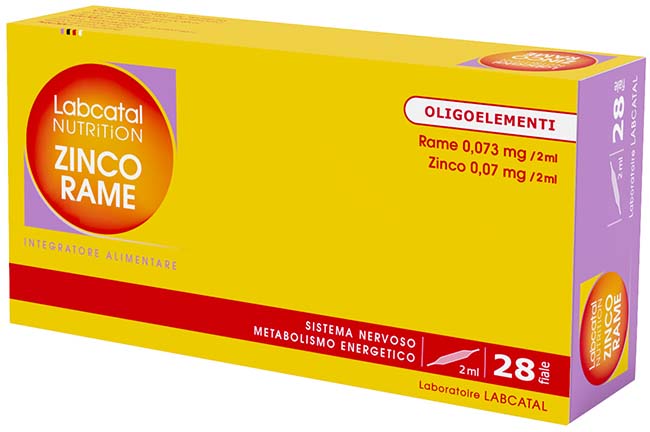Labcatal nutrition zinco rame 28 fiale 2 ml