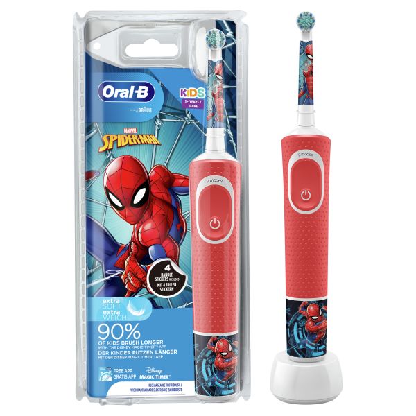 Oralb spiderman spazzolino elettrico+1 referenza