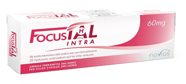 Siringa preriempita intra-articolare focusial 60h 3 ml