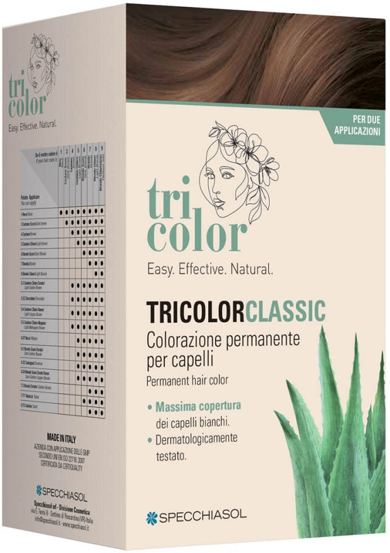 Tricolor classic 5,3 cacao 2 tubi 50 ml + 2 shaker 50 ml + 4 bustine 8 ml