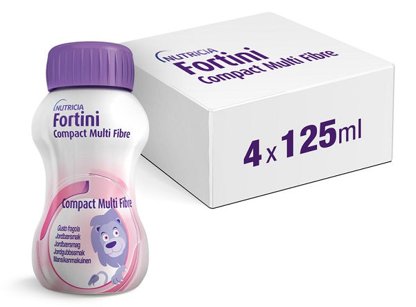 Fortini compact multi fibre fragola 4 pezzi 125 g